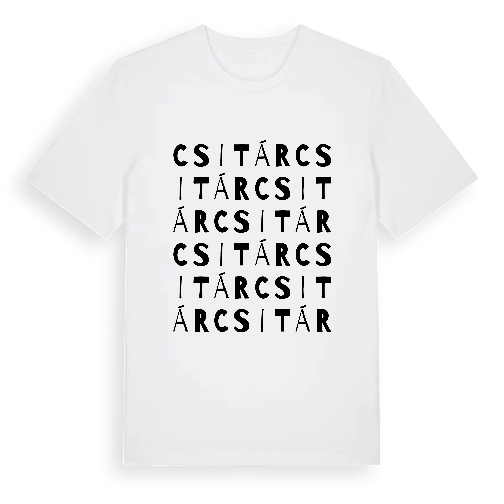 Csitár ordlek t-shirt – White, i miljö