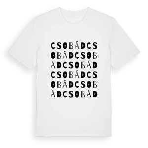 Csobád ordlek t-shirt – ekologisk bomull t-shirt från Pinshirt