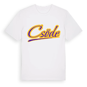 Csöde baseball t-shirt – ekologisk bomull t-shirt från Pinshirt