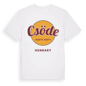 Csöde cirkel t-shirt – ekologisk bomull t-shirt från Pinshirt