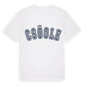 Csögle college t-shirt – ekologisk bomull t-shirt från Pinshirt