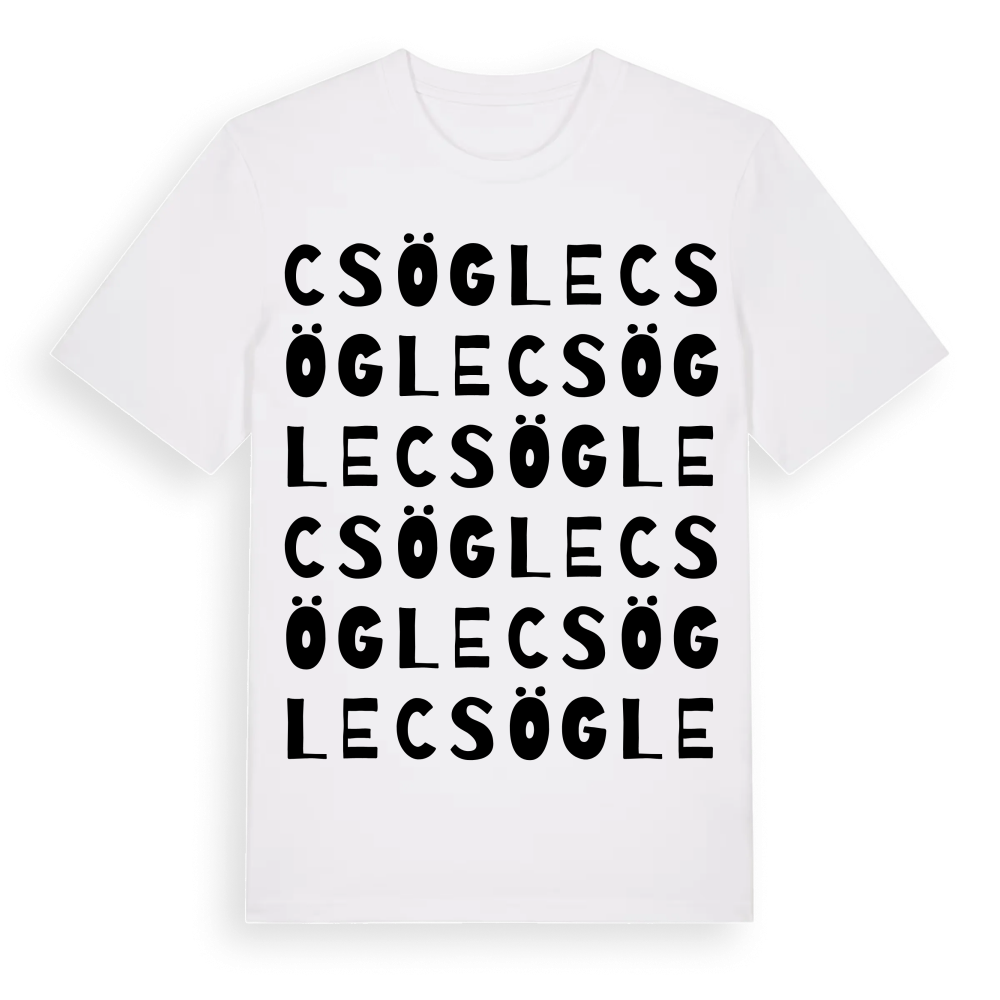 Csögle ordlek t-shirt – White, i miljö