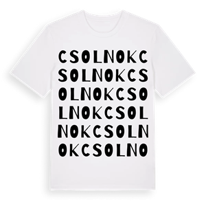Csolnok ordlek t-shirt – ekologisk bomull t-shirt från Pinshirt