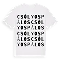 Csólyospálos ordlek t-shirt