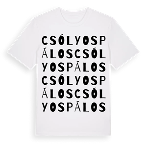 Csólyospálos ordlek t-shirt – ekologisk bomull t-shirt från Pinshirt