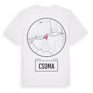 Csoma t-shirt – ekologisk bomull t-shirt från Pinshirt