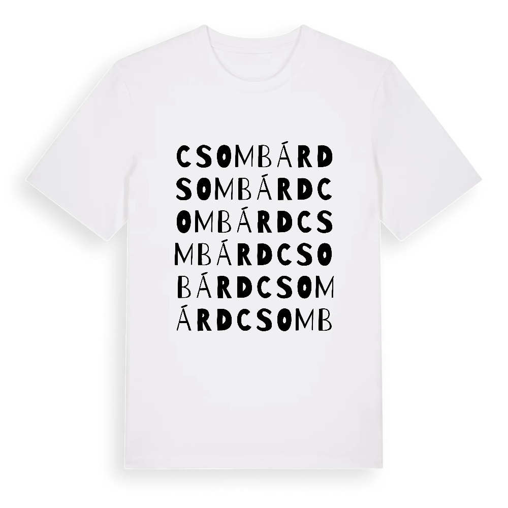 Csombárd ordlek t-shirt – White, i miljö