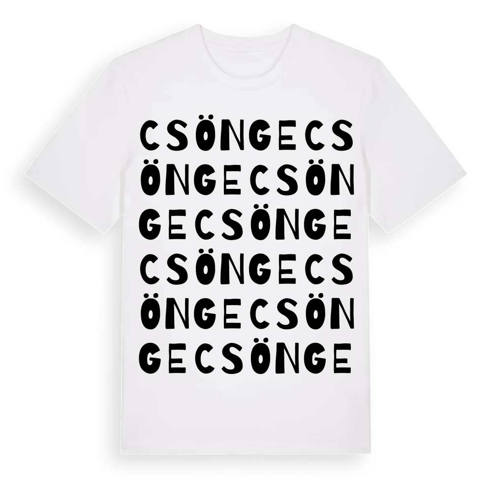 Csönge ordlek t-shirt – White, i miljö