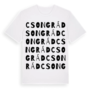 Csongrád ordlek t-shirt – ekologisk bomull t-shirt från Pinshirt