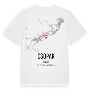 Csopak karta t-shirt – ekologisk bomull t-shirt från Pinshirt