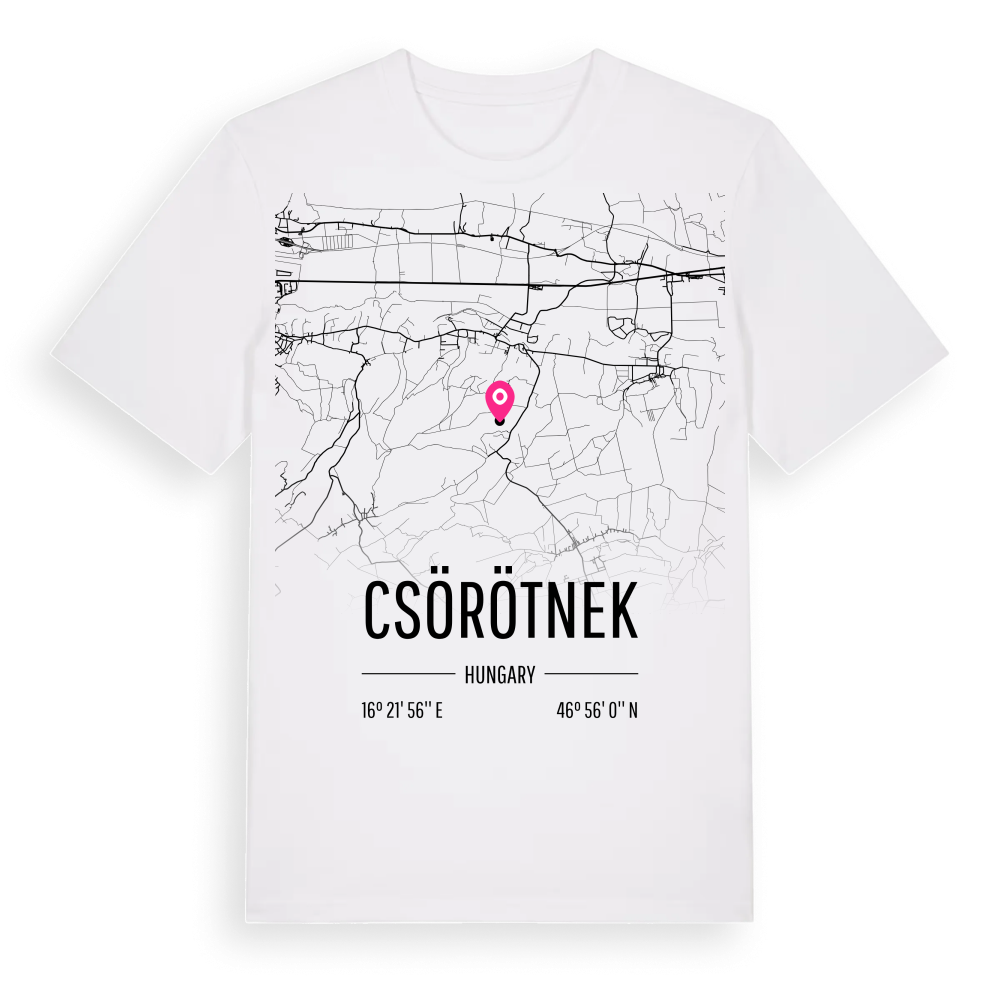 Csörötnek karta t-shirt – White, i miljö