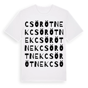 Csörötnek ordlek t-shirt – ekologisk bomull t-shirt från Pinshirt