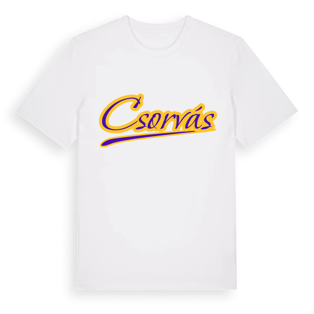 Csorvás baseball t-shirt – White, i miljö