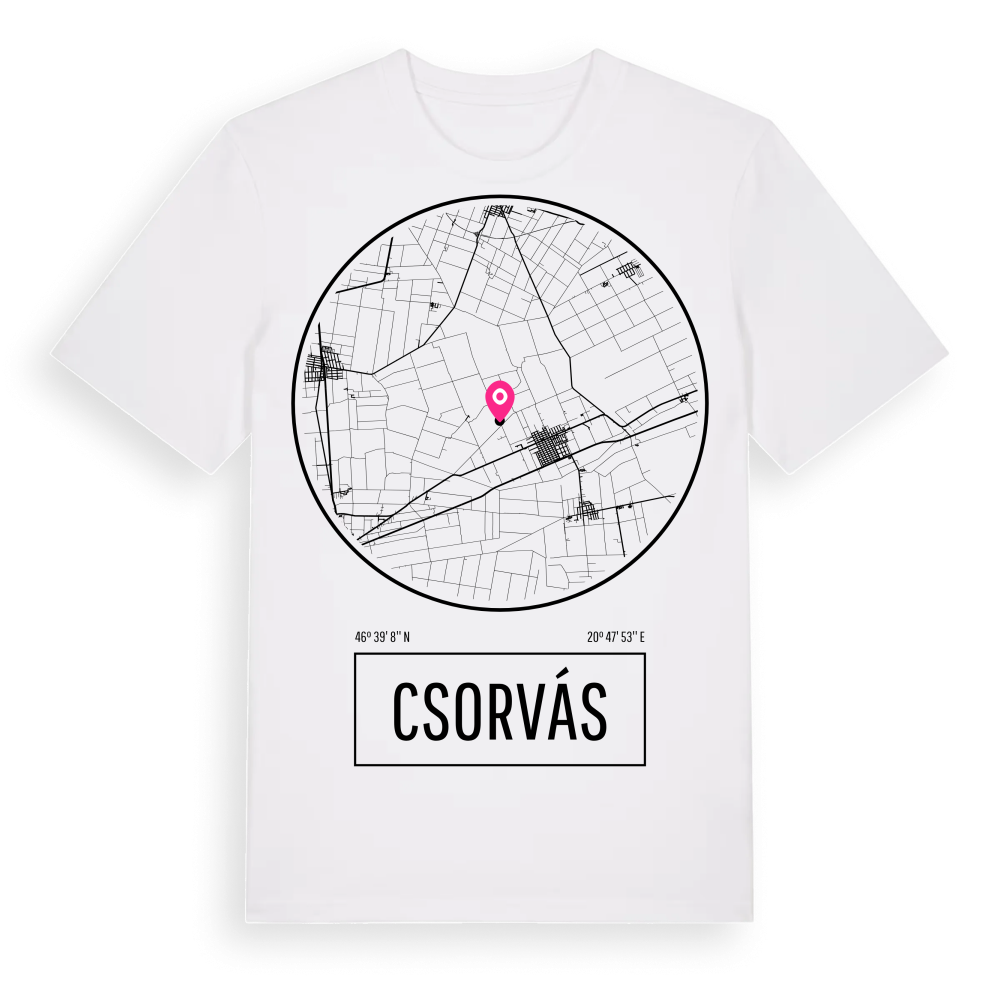 Csorvás t-shirt – White, i miljö