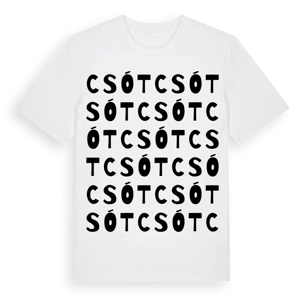 Csót ordlek t-shirt – White, i miljö
