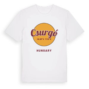 Csurgó cirkel t-shirt – ekologisk bomull t-shirt från Pinshirt