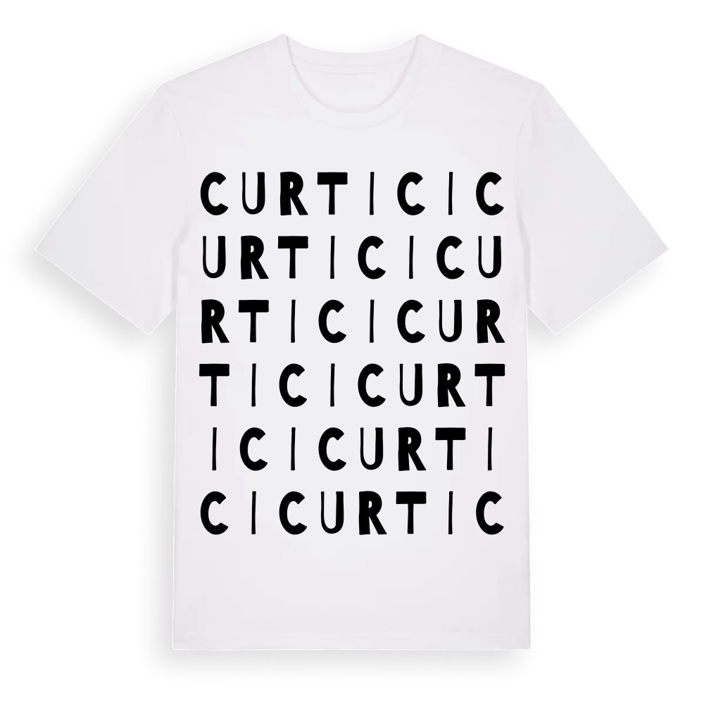 Curtici ordlek t-shirt – White, i miljö