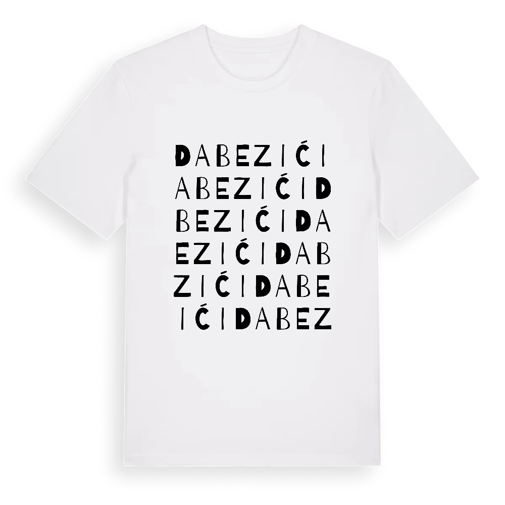 Dabezići ordlek t-shirt – White, i miljö