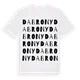 Dabrony ordlek t-shirt