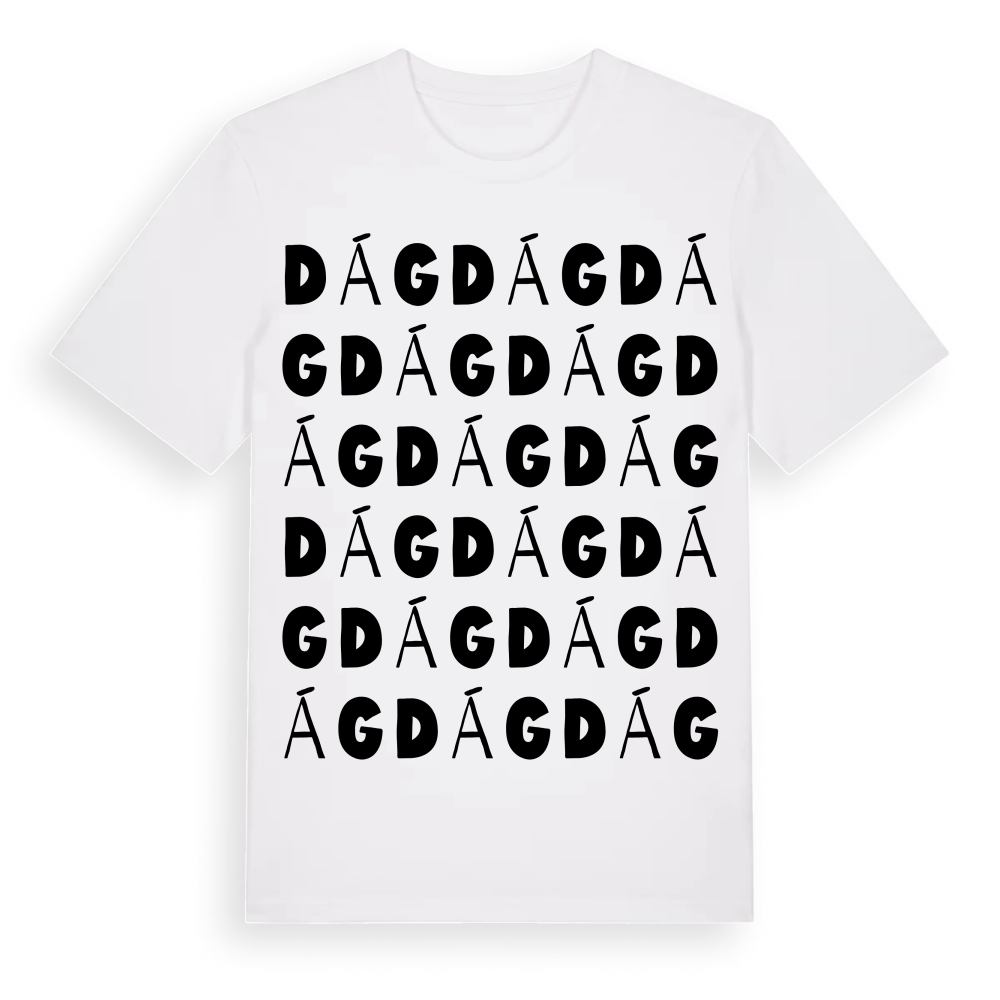 Dág ordlek t-shirt – White, i miljö