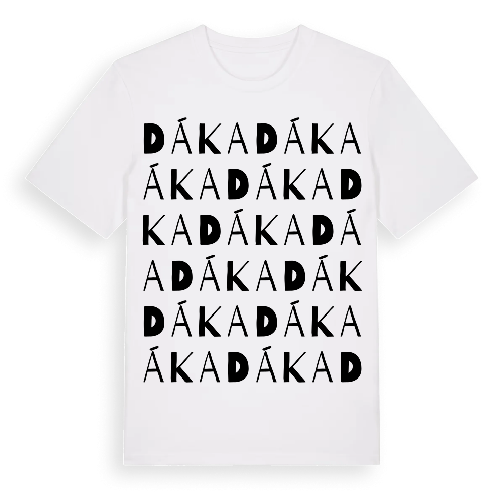 Dáka ordlek t-shirt – White, i miljö