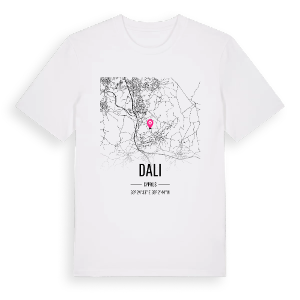 Dali karta t-shirt – ekologisk bomull t-shirt från Pinshirt