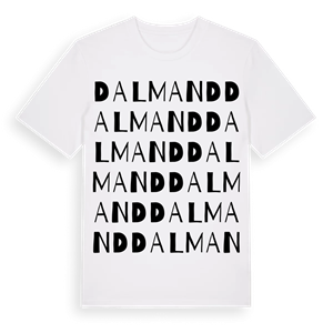 Dalmand ordlek t-shirt – ekologisk bomull t-shirt från Pinshirt