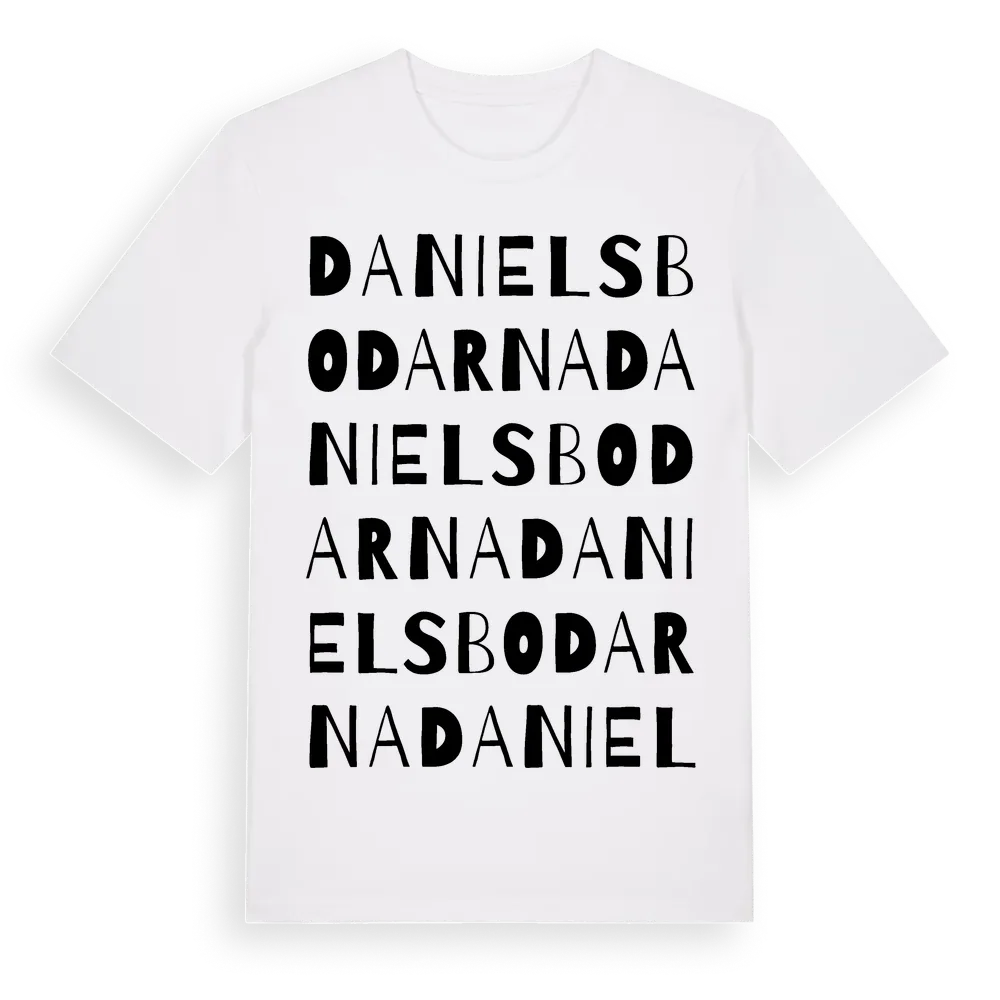Danielsbodarna ordlek t-shirt i miljö