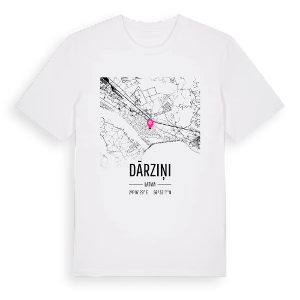 Dārziņi karta t-shirt – ekologisk bomull t-shirt från Pinshirt