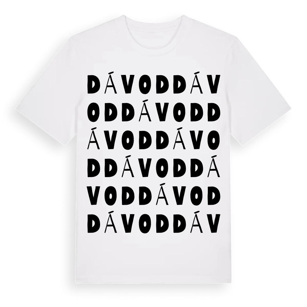 Dávod ordlek t-shirt – White, i miljö