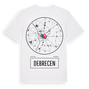 Debrecen t-shirt – ekologisk bomull t-shirt från Pinshirt