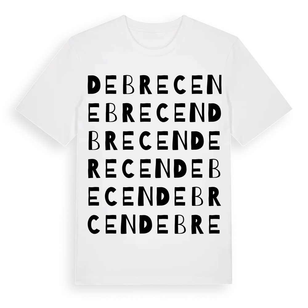 Debrecen ordlek t-shirt – White, i miljö
