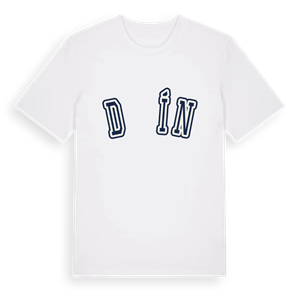 Děčín college t-shirt – ekologisk bomull t-shirt från Pinshirt