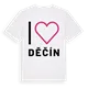 Jag älskar Děčín t-shirt stort tryck