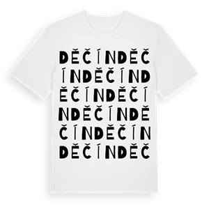 Děčín ordlek t-shirt – ekologisk bomull t-shirt från Pinshirt