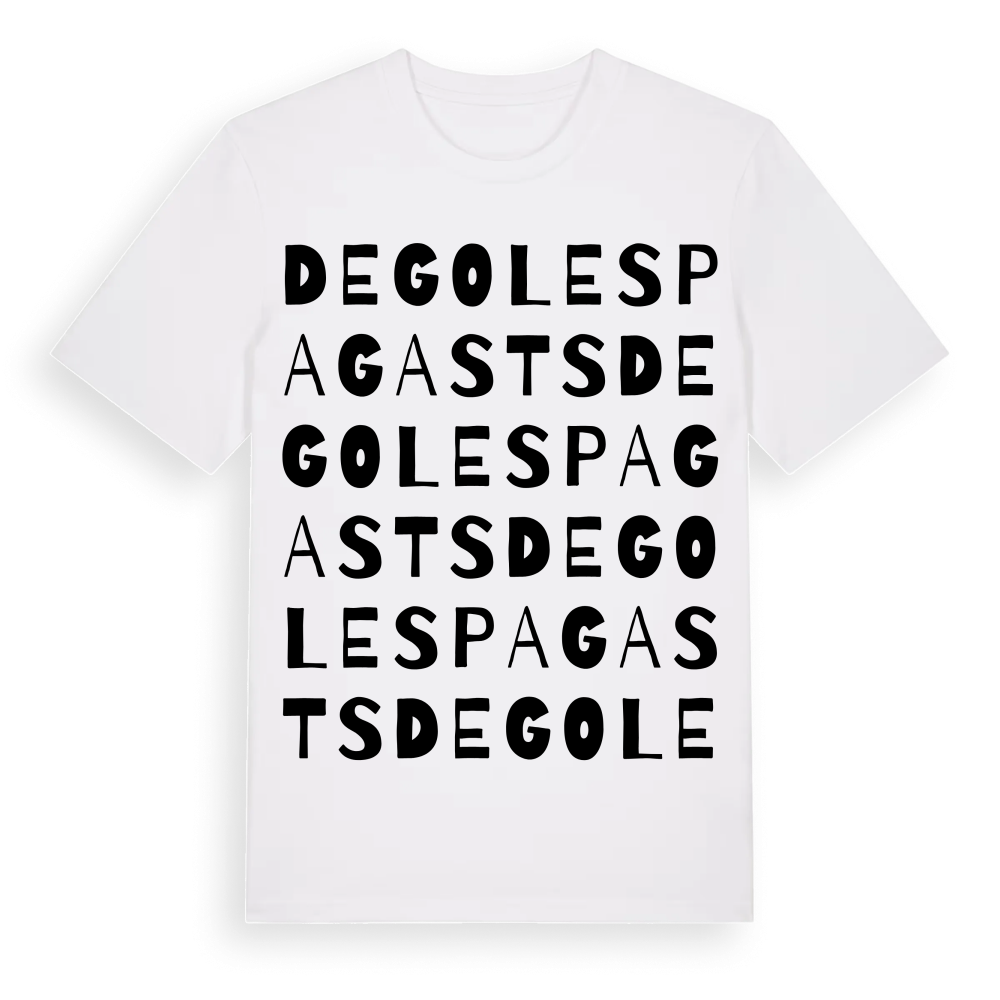 Degoles pagasts ordlek t-shirt – White, i miljö