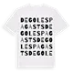 Degoles pagasts ordlek t-shirt