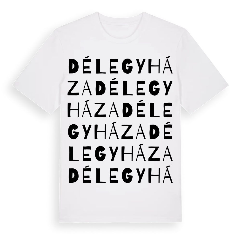 Délegyháza ordlek t-shirt – White, i miljö