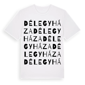 Délegyháza ordlek t-shirt – ekologisk bomull t-shirt från Pinshirt