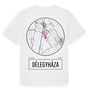 Délegyháza t-shirt – ekologisk bomull t-shirt från Pinshirt