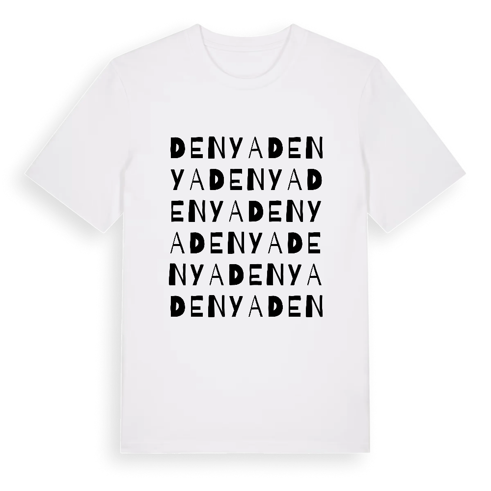 Denya ordlek t-shirt – White, i miljö