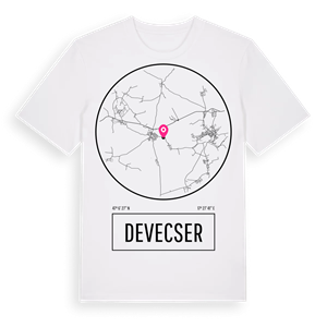 Devecser t-shirt – ekologisk bomull t-shirt från Pinshirt