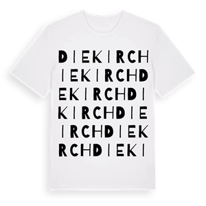 Diekirch ordlek t-shirt – ekologisk bomull t-shirt från Pinshirt