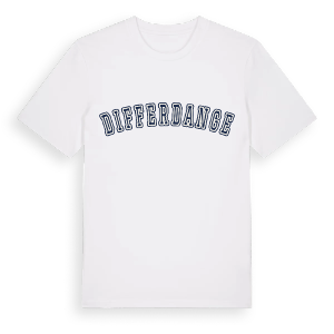 Differdange college t-shirt – ekologisk bomull t-shirt från Pinshirt