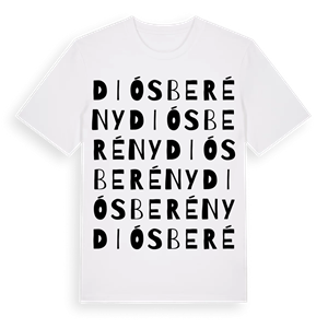 Diósberény ordlek t-shirt – ekologisk bomull t-shirt från Pinshirt