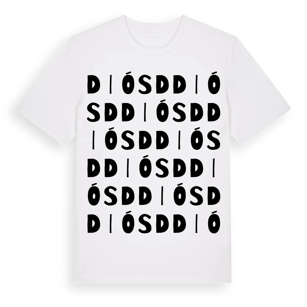 Diósd ordlek t-shirt – White, i miljö