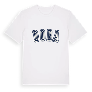 Doba college t-shirt – ekologisk bomull t-shirt från Pinshirt