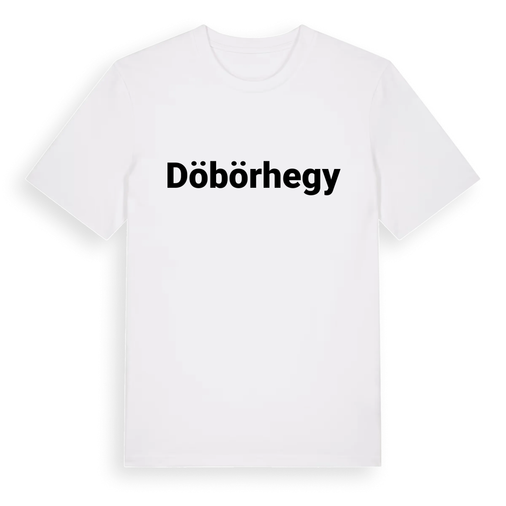 Döbörhegy fetstil t-shirt – White, i miljö