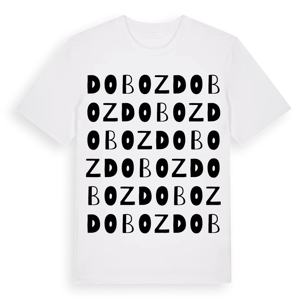 Doboz ordlek t-shirt – White, i miljö