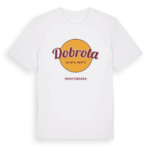 Dobrota cirkel t-shirt – ekologisk bomull t-shirt från Pinshirt